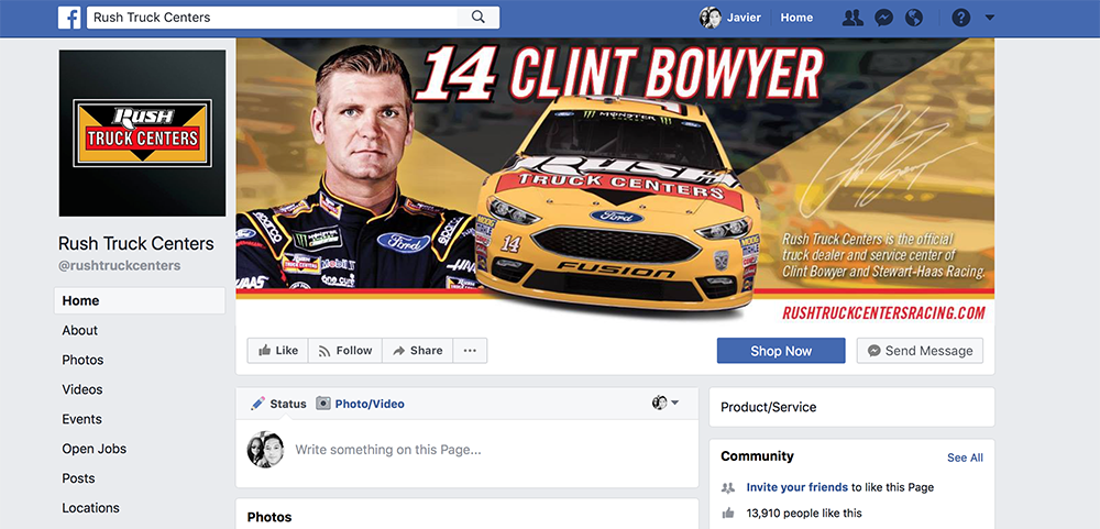 NASCAR Paint Scheme, Fire suit and art direction for Stewart Haas Racing and Rush Truck Centers #14 Car
